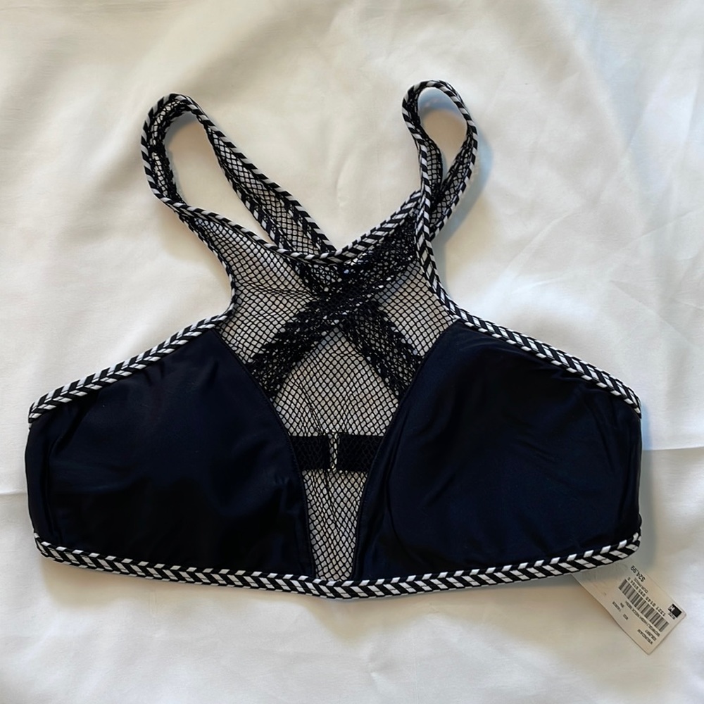 Mesh bathing suit top